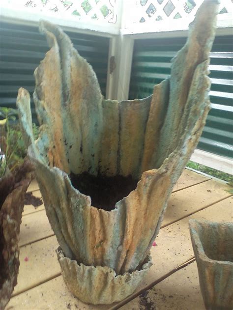 Maybe you would like to learn more about one of these? Draped hypertufa planter | Hypa-Tufa ETC, Planters ...
