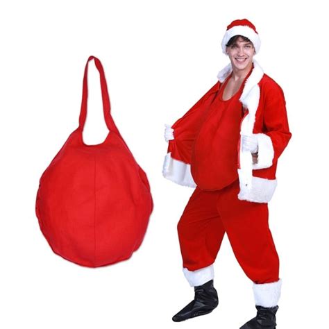 Great Cos Playsanta Belly Padding Santa Claus False Belly Santa Costume For Men Inflatable