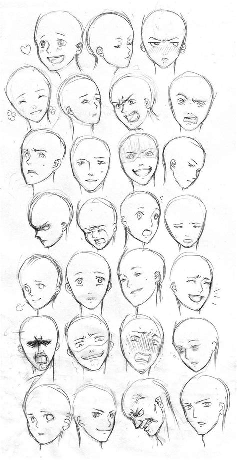 Expresiones Faciales Yuuyumori Facial Expressions Drawing Anime