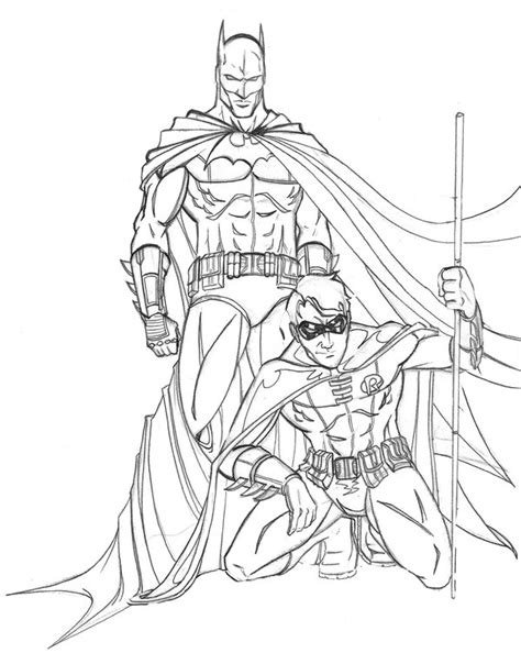 Explore 623989 free printable coloring pages for your kids and adults. Batman & Robin Coloring Pages - Coloring Home