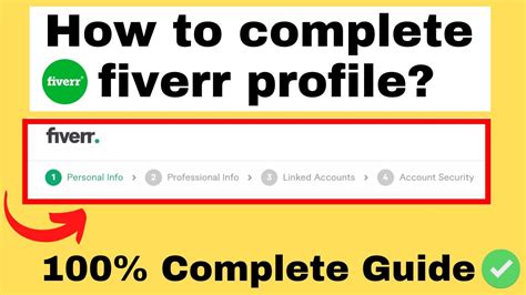 Fiverr Profile Setup Fiverr Account Create Fiverr Tutorial