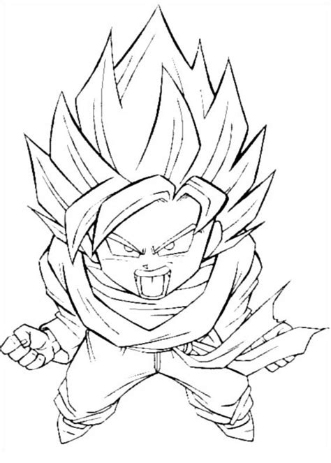 Broly from oav dbzoav broly. PZ C: goku para colorear