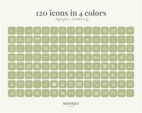 Maybe you would like to learn more about one of these? Sage Green iOS 14 App icons Aesthetic | Neutral iPhone app ...