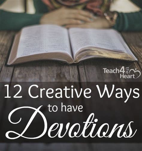 12 Creative Ways To Have Devotions