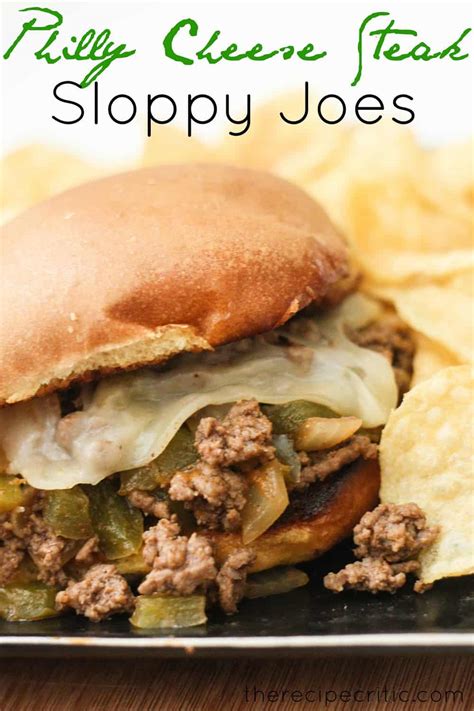 Philly cheesesteak sloppy joes are a fun variation to classic sloppy joes! Philly Cheese Steak Sloppy Joes | The Recipe Critic