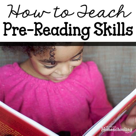 How To Teach Pre Reading Skills To Preschoolers Tfhsm