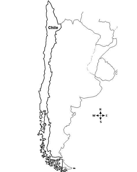 Mapa De Chile Para Colorear Imprimir E Dibujar Coloringonlycom