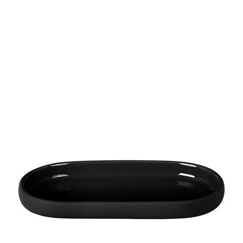Blomus Tray Bowl Sono Color Black Black Size 10x19 Cm Bath And Living