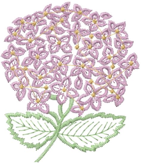 Free Hydrangea Bouquet Embroidery Design Annthegran