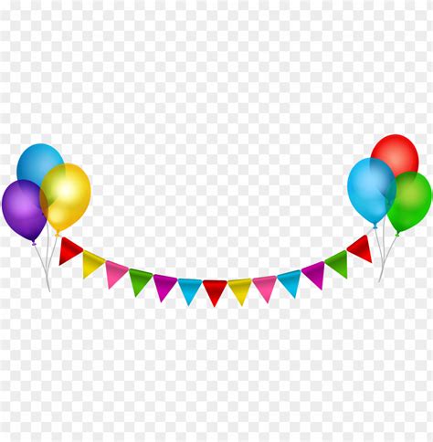 Free Download HD PNG Balloon Clip Art Balloons And Streamers Clipart PNG Image With