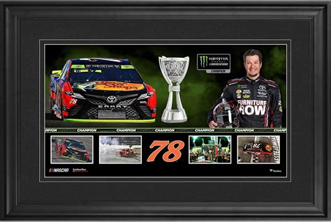 Martin Truex Jr Racing Framed 10x18 2017 Nascar Cup Champion Collage
