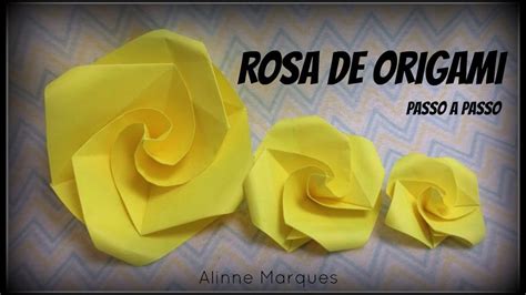 Origami Rosa Passo A Passo Youtube