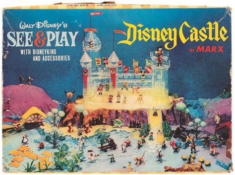 Hakes Marx Disney Castle Disneykins Boxed Playset