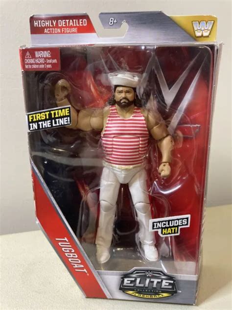 Wwe Elite Collection Flashback Series 44 Tugboat Action Figure New