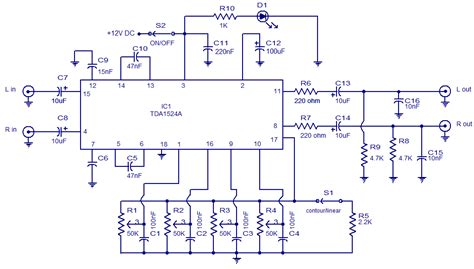 Lm1036 tone control circuit stereo share project pcbway. Stereo preamplifier with tone control - Electronic Circuits and Diagrams-Electronic Projects and ...