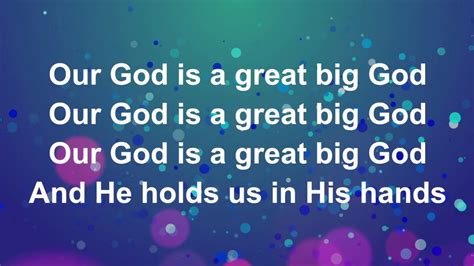 Our God Is A Great Big God Parisaconley