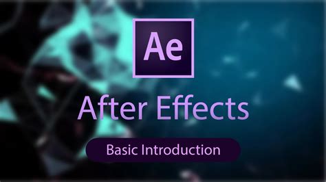 Introduction To After Effects Tutorial For Beginners Youtube