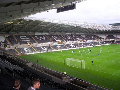 Swansea have played their home matches at the swansea.com stadium (formerly known as the liberty stadium) since 2005. The Wycombe Wanderer: Swansea City - The Liberty Stadium