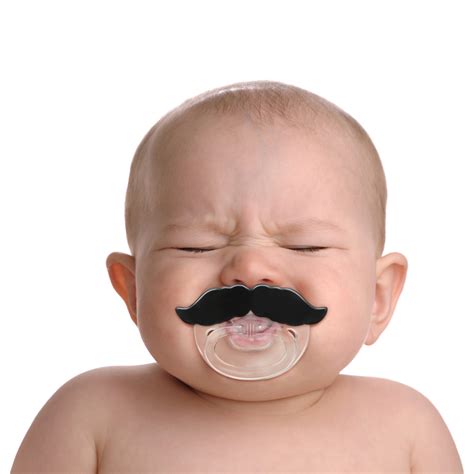 Mustache Pacifier Fred