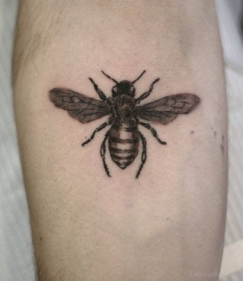 49 Black Bee Tattoos Ideas Tattoos Bee Tattoo Bee