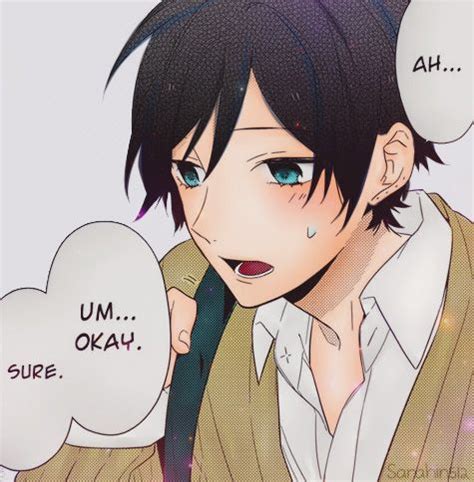 Miyamura Izumi by Sarahin512 on deviantART | Anime romance, Horimiya