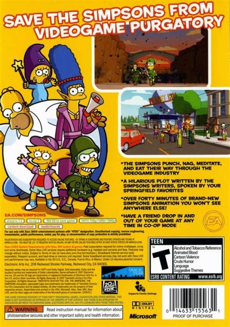 The Simpsons Game For Xbox 360 Sales Wiki Release Dates Review