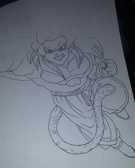 Imagenes De Goku Ssj3 Para Dibujar A Lapiz Como Dibujar A Goku Ssj Paso