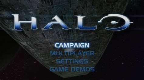 Halo Combat Evolved 2001 Menu Music And Idle Trailer Archival Footage