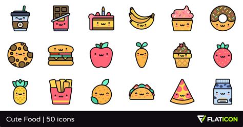 Free Vector Icons Of Cute Food Designed By Freepik Vector Icons Vector Free Free Icon Packs