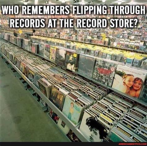 Who Remembers Flipping Through Records At The Record Store Americas