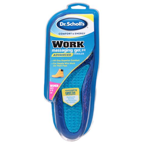Save On Dr Scholl S Extra Support Insoles With Massaging Gel Women S 6