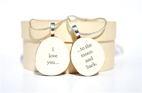 What makes this piece unique is the heartfelt message placed inside the box. Mother daughter necklace set personalized by starlightwoods