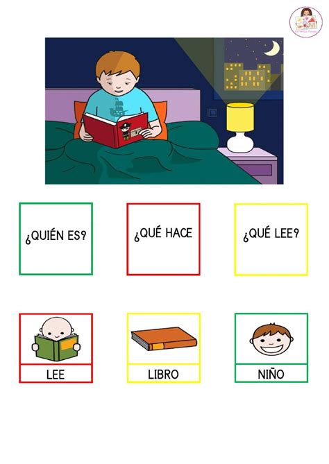 Fichas de trabajo planeacin interactiva preescolar. Fporma frases sencillas. - Ficha interactiva | Actividades de lectura preescolar, Lenguaje en ...