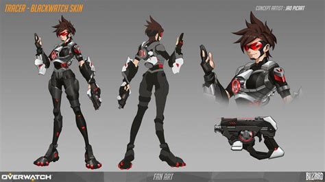 Artist Creates Blackwatch Tracer Skin Concept Ahead Of Overwatch