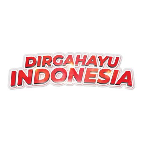 Happy Indonesia Banner Text Vector Happy Birthday Text Indonesian