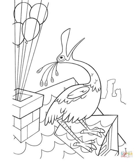 Download Bird Is Singing On The Roof coloring page | Free Printable ...
