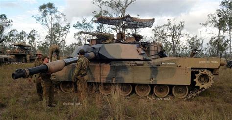 Australian M1a1 Abrams From B Squadron 3 Troop 1st Armoured Regt