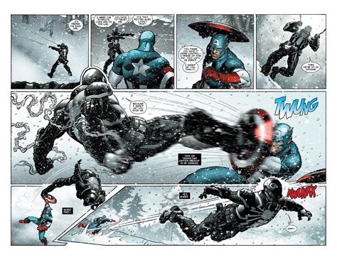 House Of Marvel New Preview Venom 10 Venom Vs Captain America