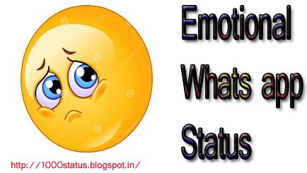 The majority of men and women say that they can express emotions better through emojis than through words. Emotional - Whats app status ~ 1000+ status for whatsapp ...