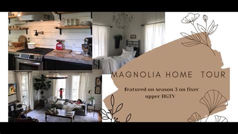 Magnolia house tour from fixer upper - YouTube