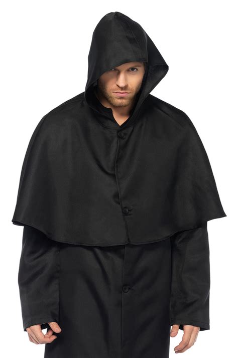 Hooded Cloak Black Cloak Costume Cloak