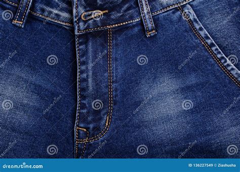 Denim Blue Jeans Stock Image Image Of Apparel Dark 136227549