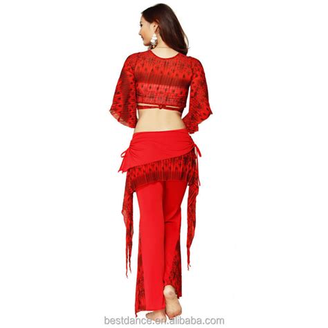 Bestdance High Quality Red Belly Dance Costume Wear Sexy Belly Dance Costume Wear For Women