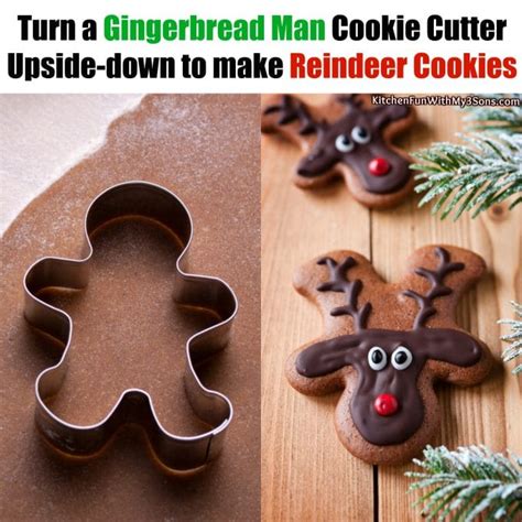 See over 14,212 upside down images on danbooru. Gingerbread Man Reindeer Cookies in 2020 | Gingerbread man cookies, Gingerbread man cookie ...