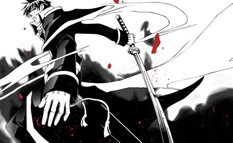 Anime-Black-And-White-Samurai-HD-Wallpaper (1) | erwintalisic