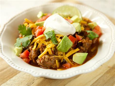 This recipe for pioneer woman's beans and cornbread feeds a hungry, crowd. 3 Meat, 3 Bean, 3 Chili Chili Recipe | Ree Drummond | Food Network