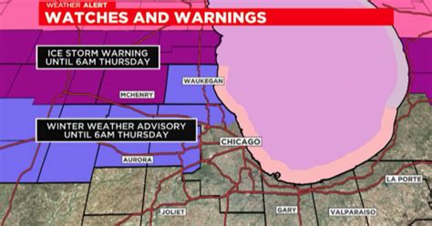 Chicago Weather Alert Heavy Rain Freezing Rain Possible Cbs Chicago