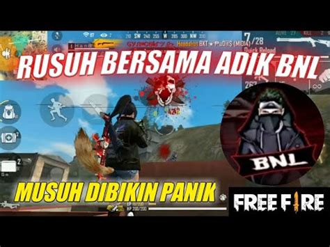 The streamer has not started a bet. DUEL MAUT BERSAMA ADIK BNL.!!! FREE FIRE BATLEGROUND ...