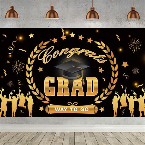 Buy Dmhirmg Graduation Backdrop Banner For Graduation Decorations Party