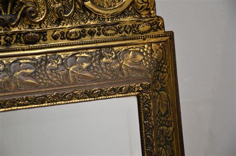 Antique Victorian Brass Mirror Marylebone Antiques